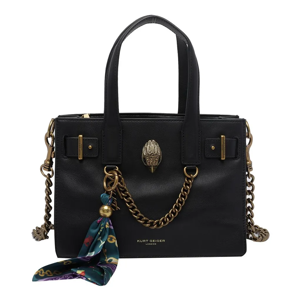 Kurt Geiger Small Stone Chain Tote Bag