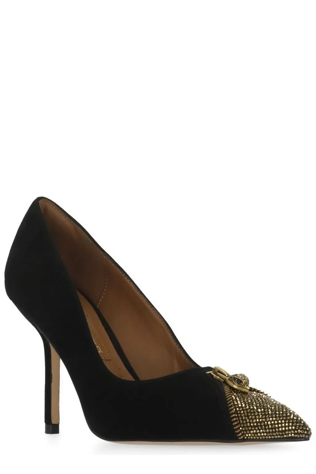 Kurt Geiger London Strass Zip Court Pumps