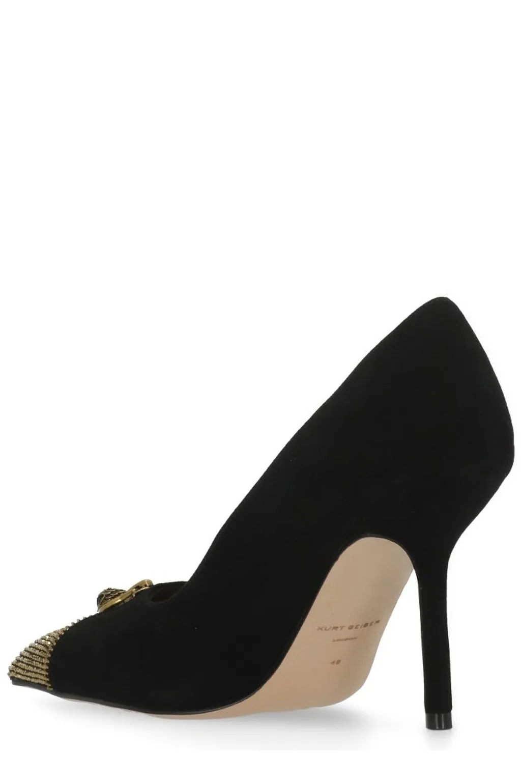 Kurt Geiger London Strass Zip Court Pumps