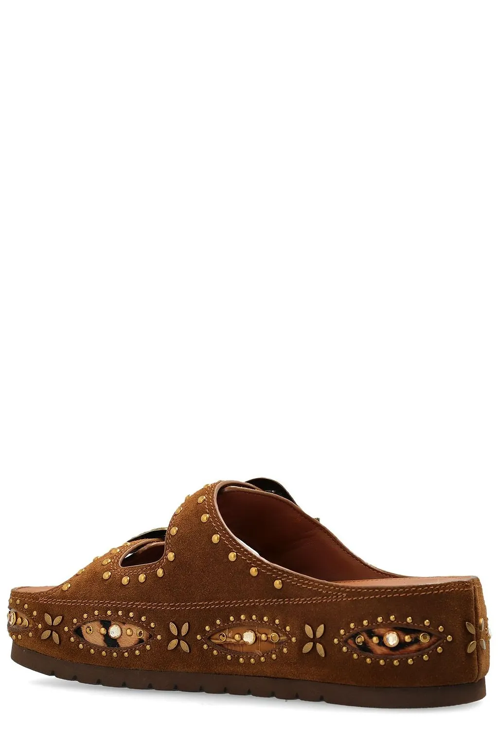 Kurt Geiger Western Buckle Flatform Sandals