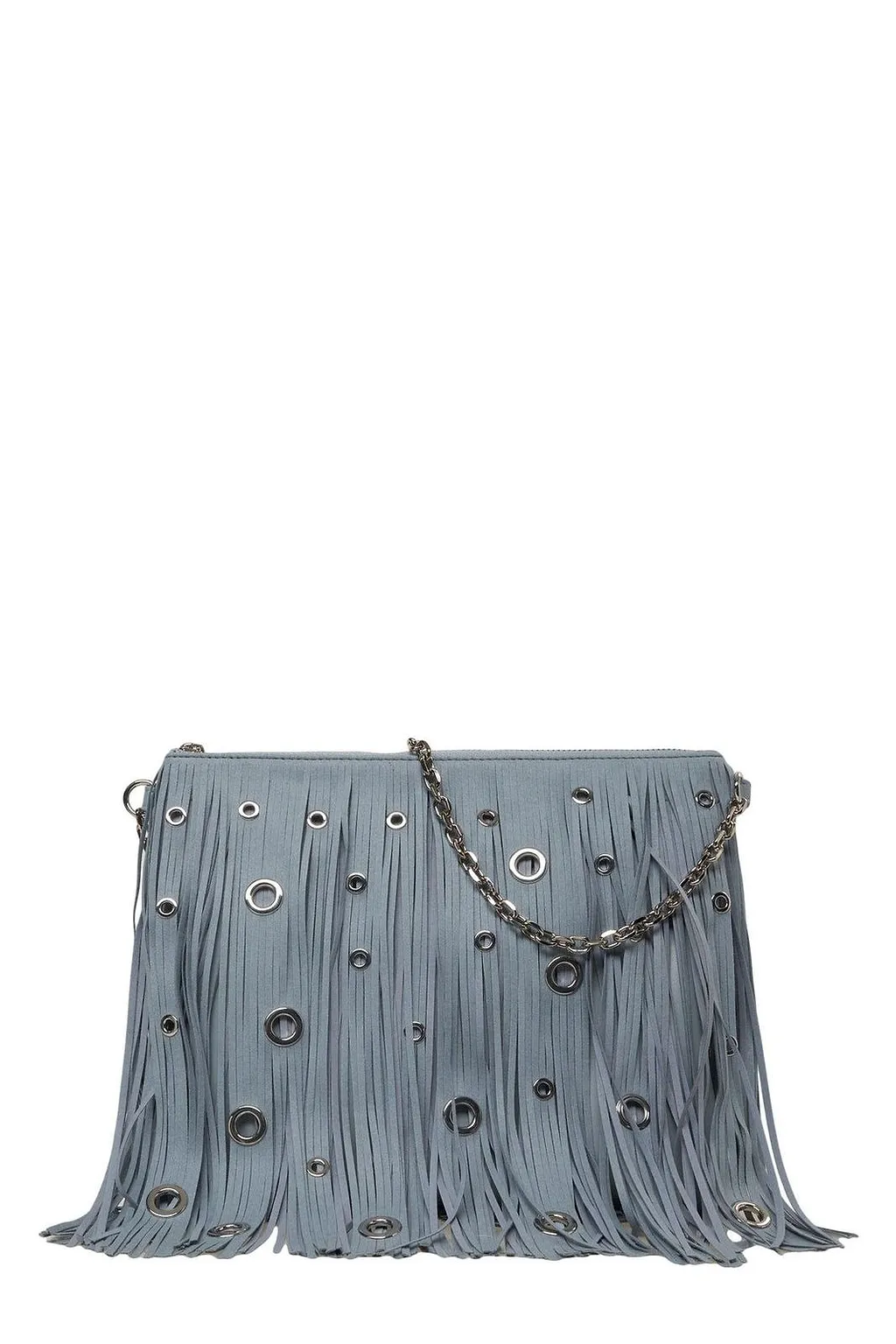 La Carrie Night Edition Fringe-Detail Chain-Link Shoulder Bag