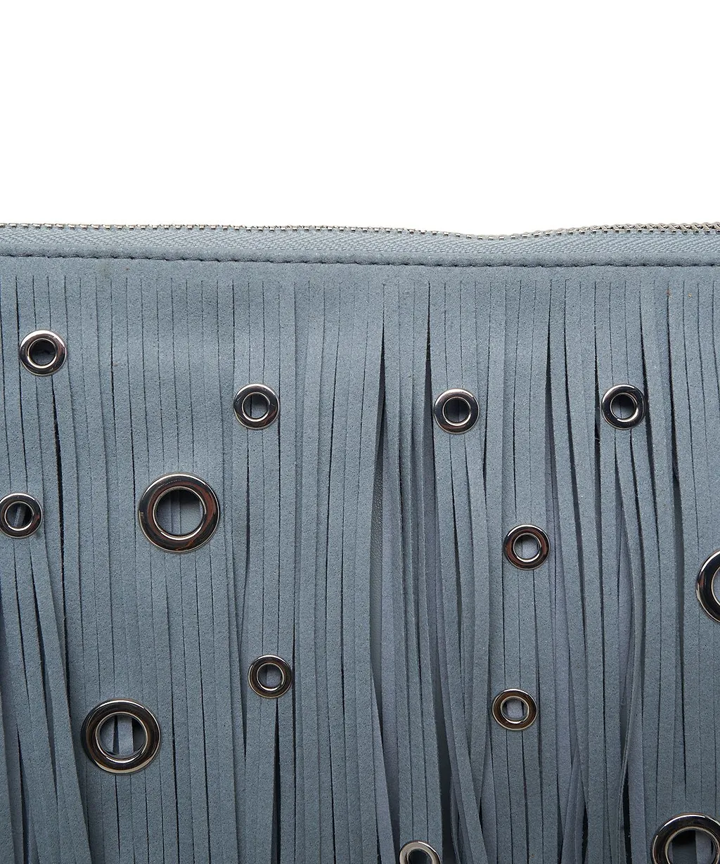 La Carrie Night Edition Fringe-Detail Chain-Link Shoulder Bag