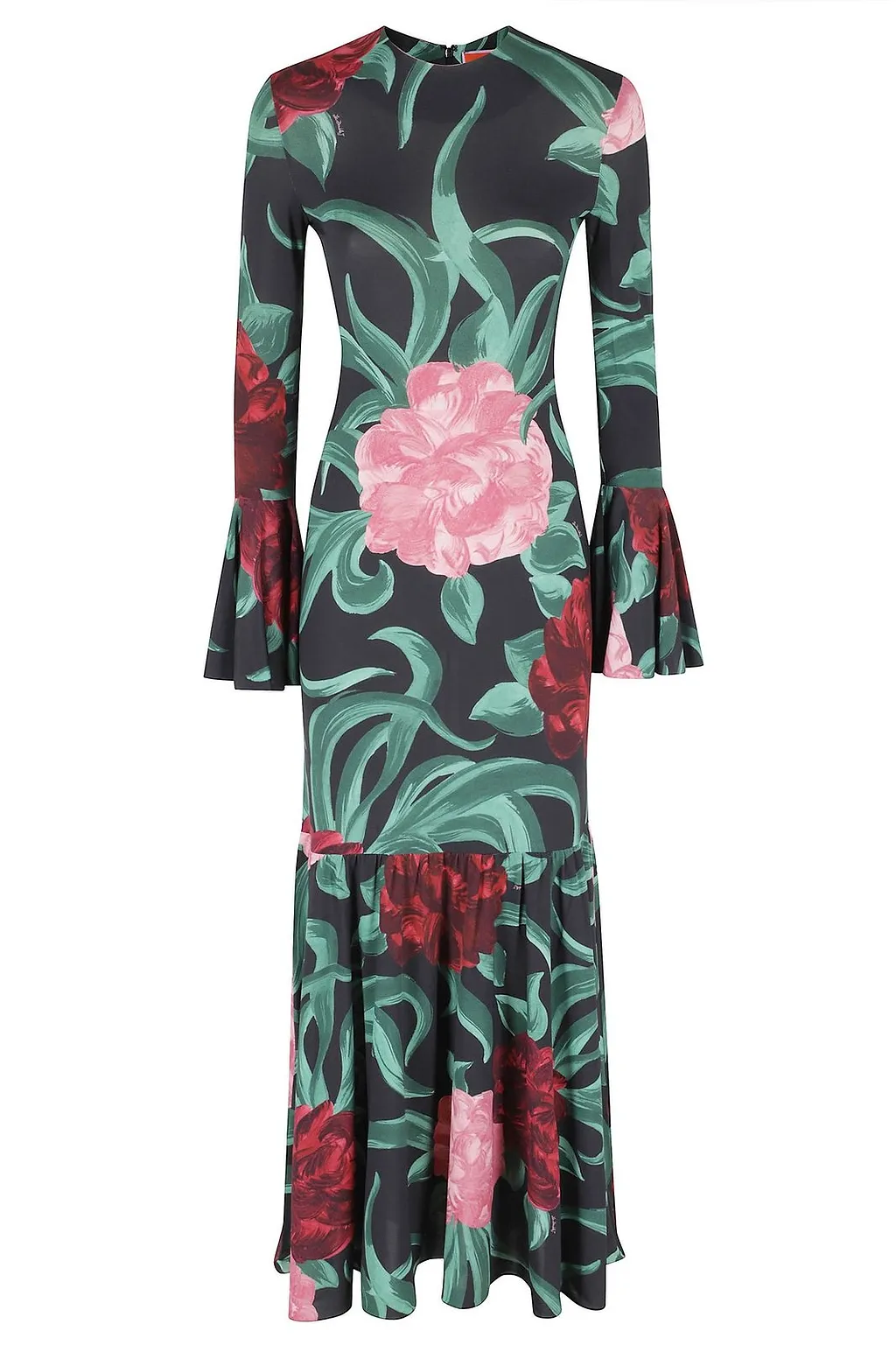 La Doublej Alba Floral Maxi Dress