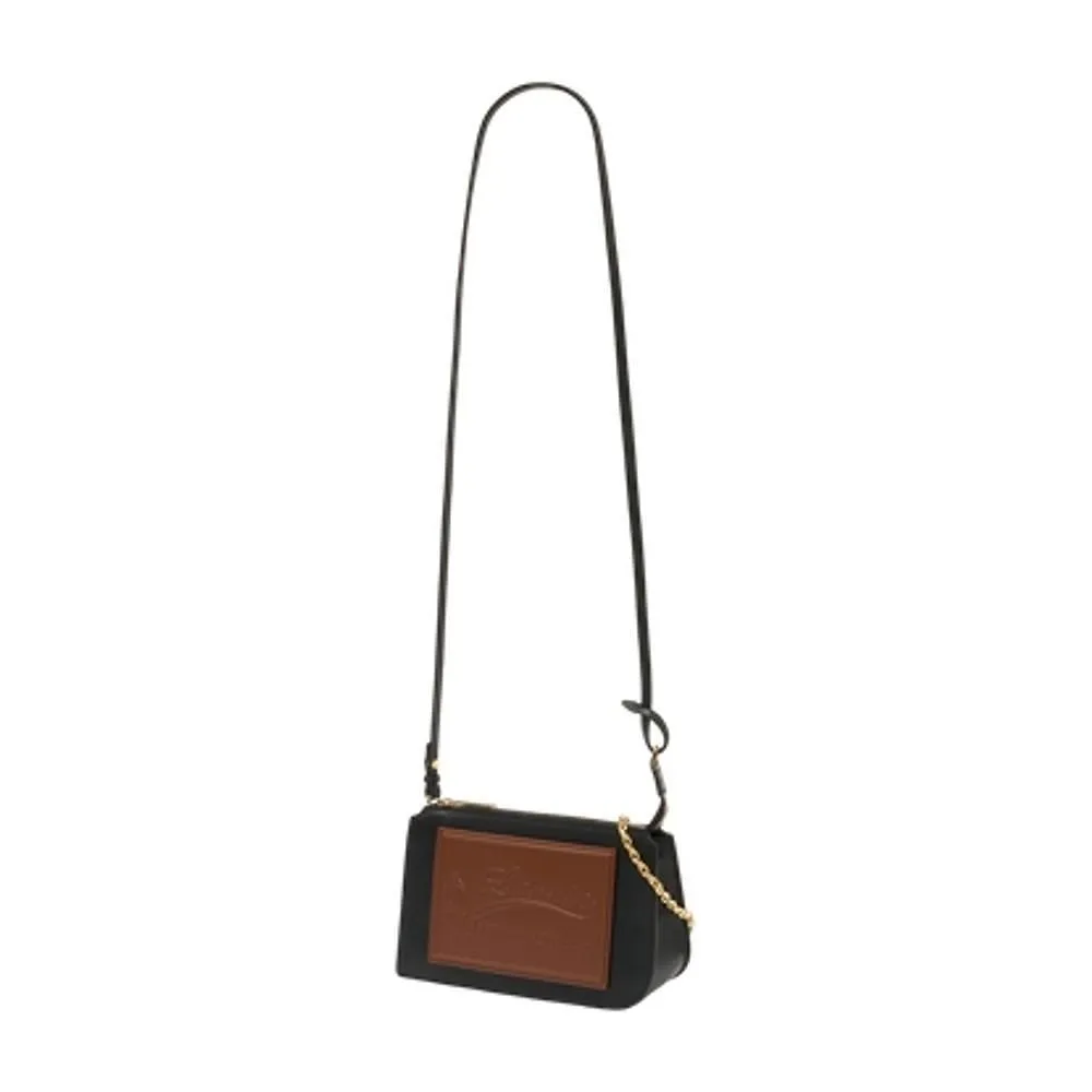 Lanvin Logo Embossed Shoulder Bag