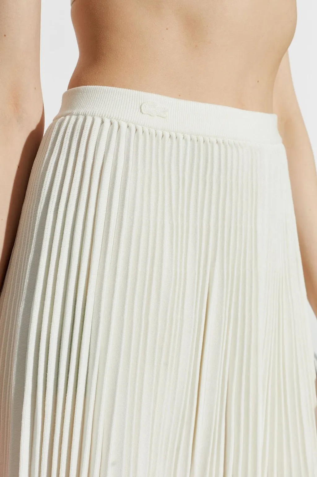 Lacoste Ribbed Pleated Skirt