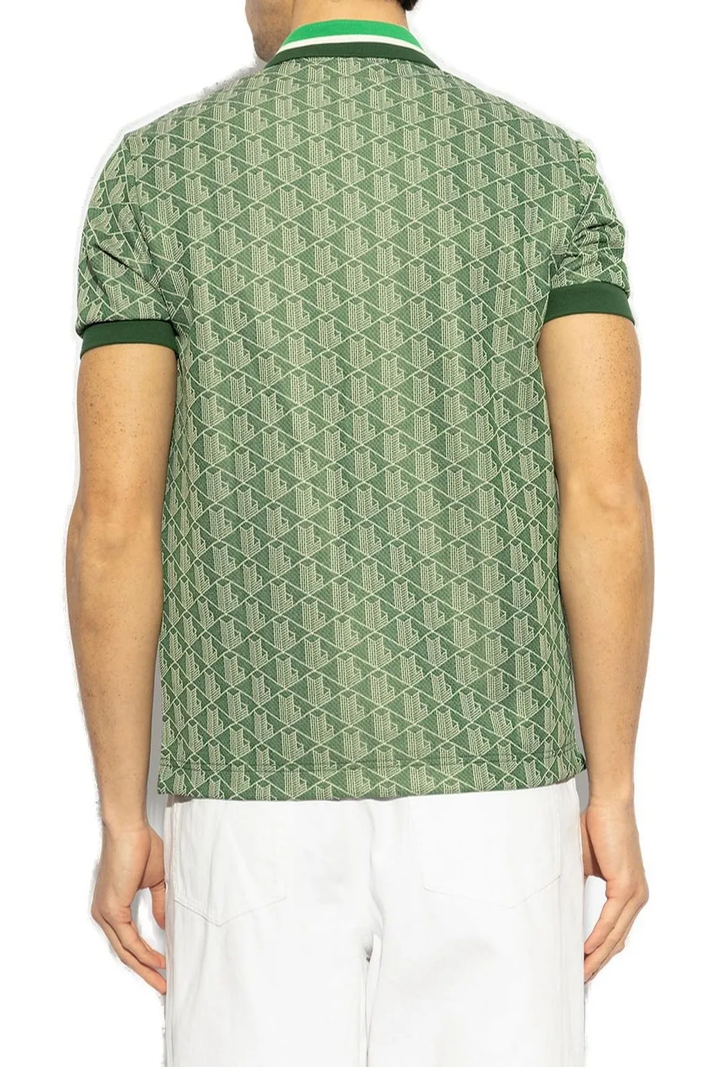 Lacoste Monogram Jacquard Classic Fit Polo Shirt