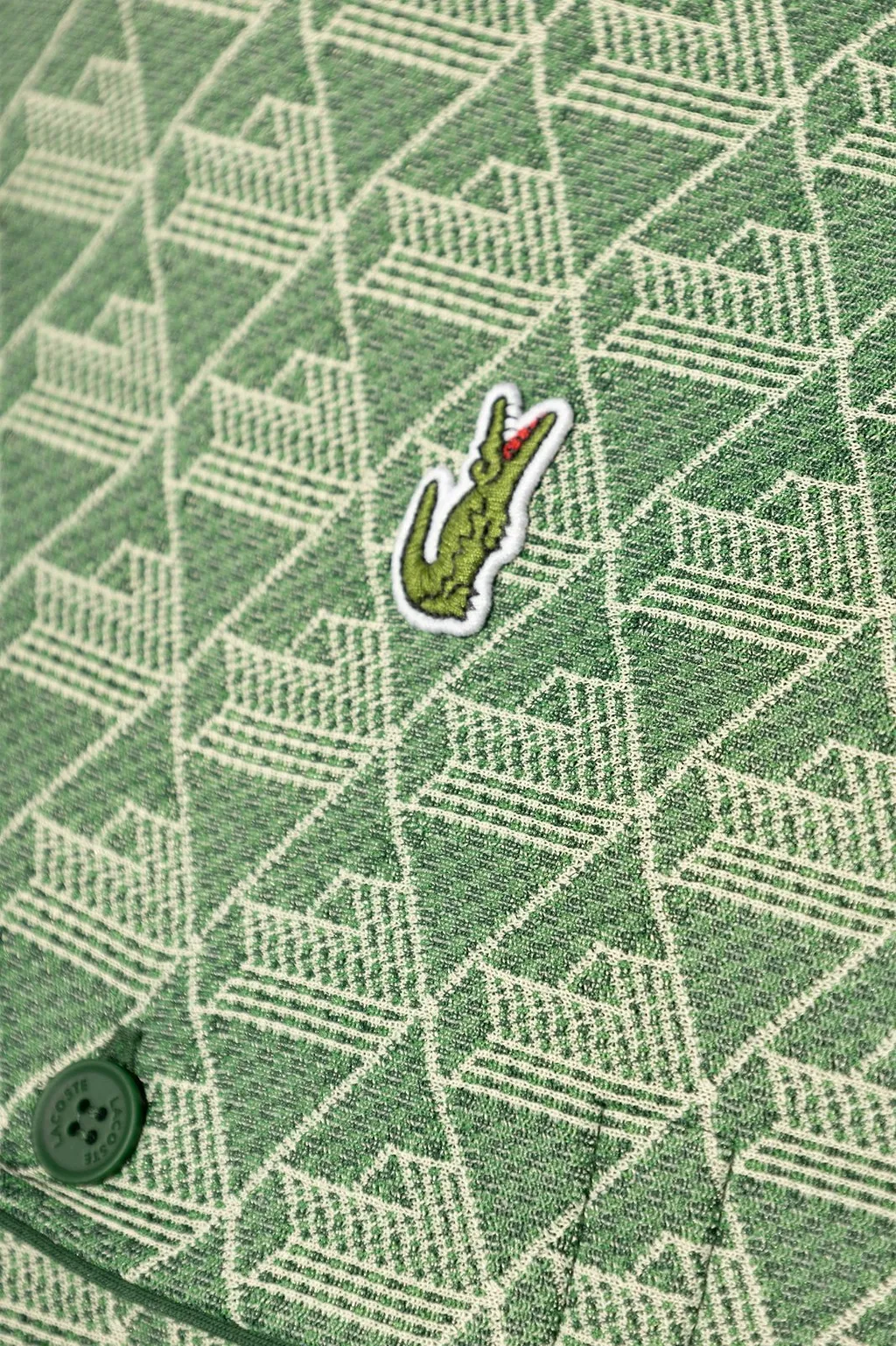 Lacoste Monogram Jacquard Classic Fit Polo Shirt