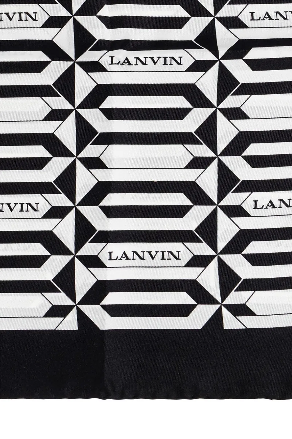 Lanvin Logo Printed Scarf