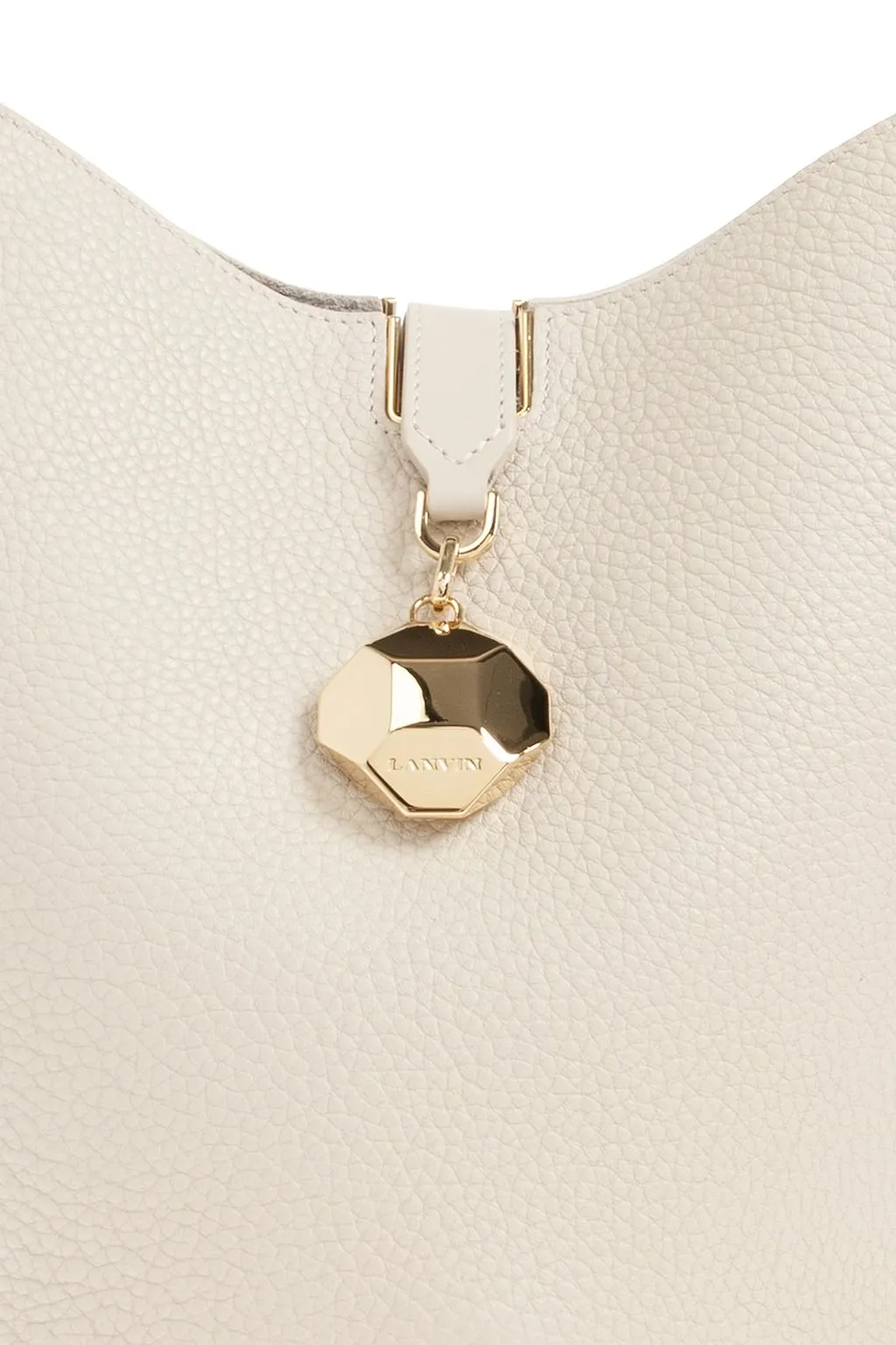 Lanvin Medium Leather Bucket Bag