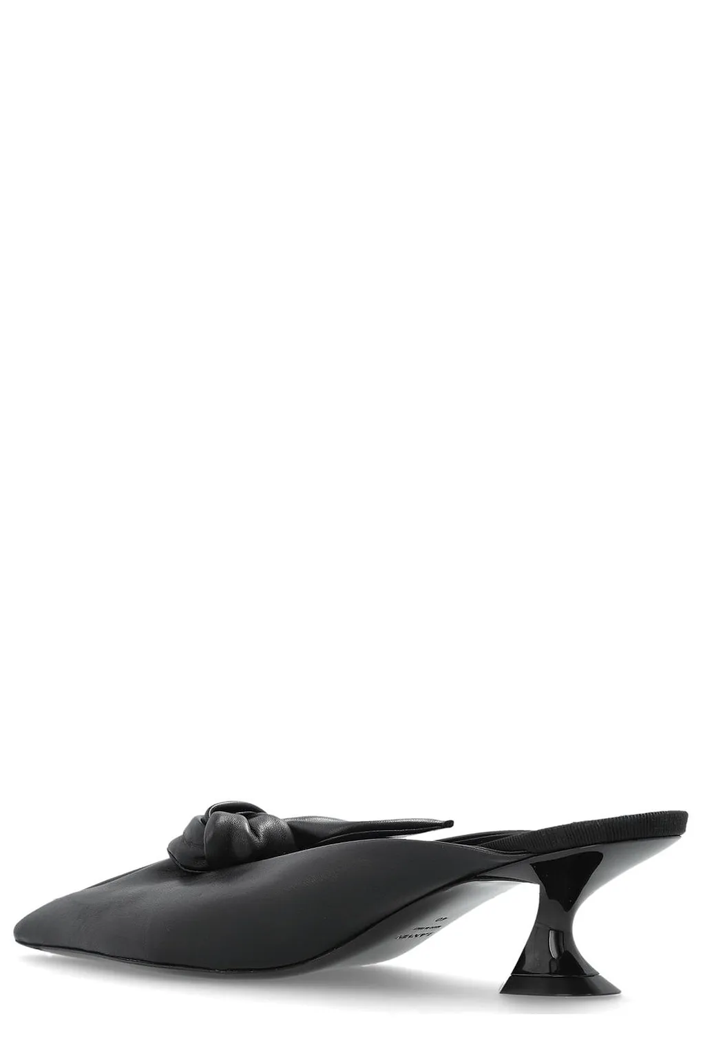 Lanvin Midnight Step Bow Detailed Heeled Mules