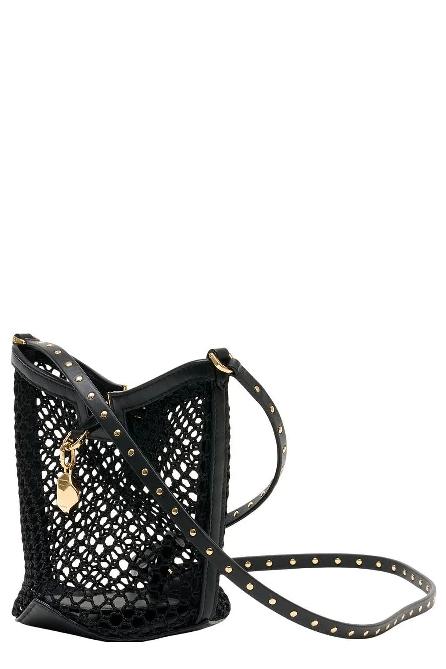 Lanvin Perforated Small Bucket Bag