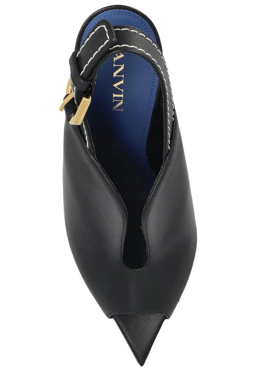 Lanvin Pointed Toe Heeled Sandals