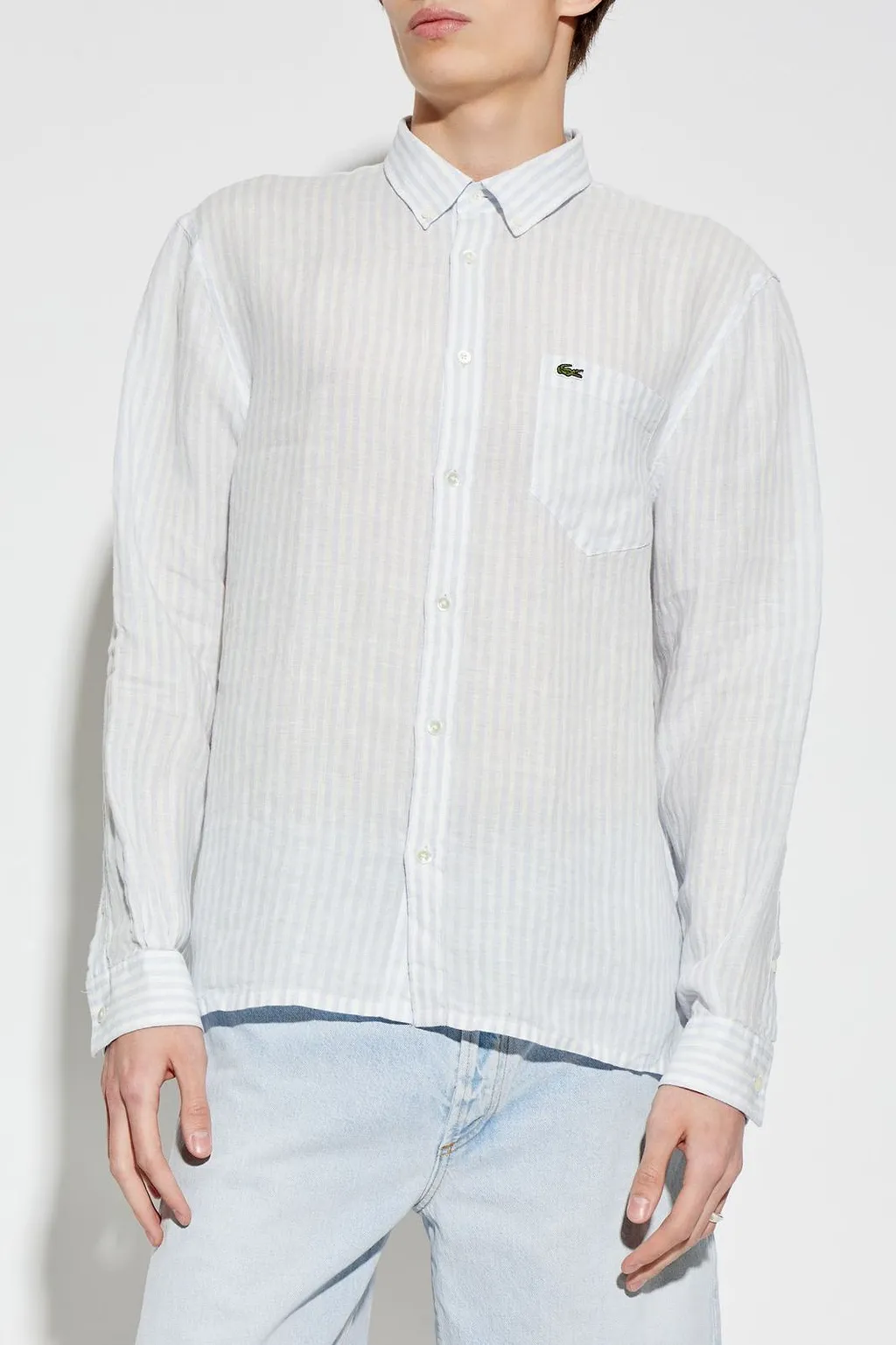 Lacoste Striped Pocket Shirt
