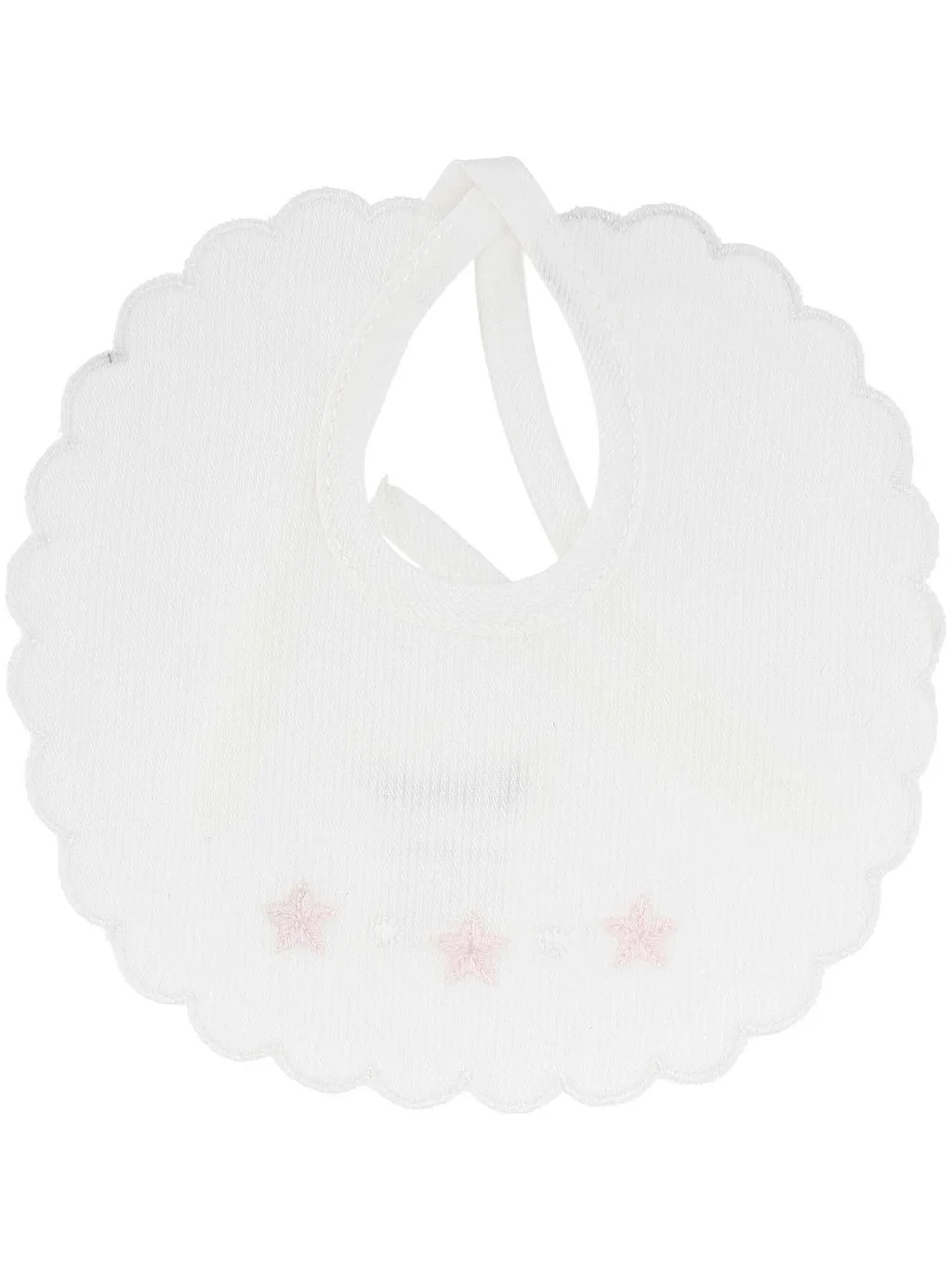Lalalu Kids Embroidered Scalloped Bib Nursery