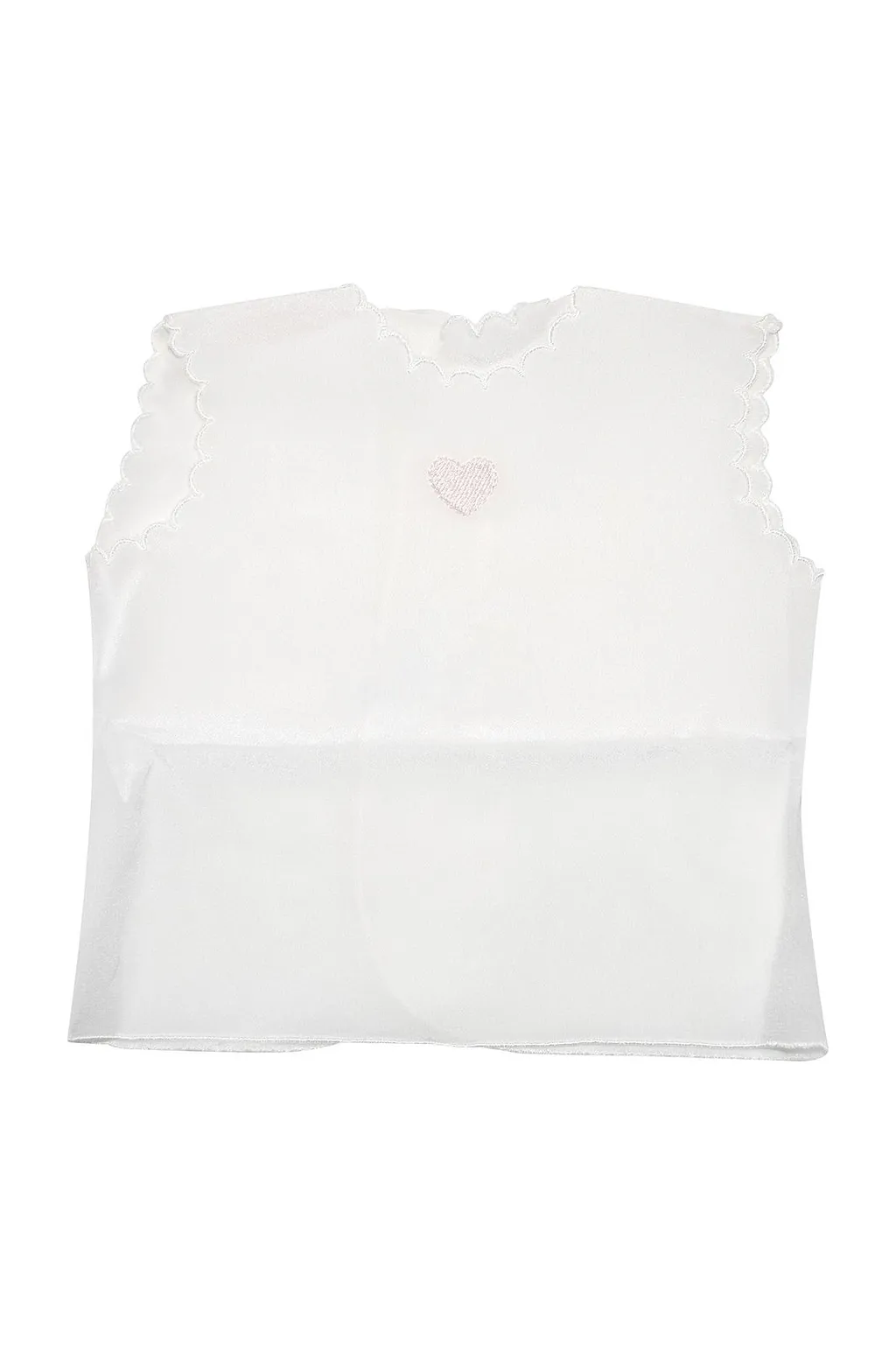 Lalalu Kids Scalloped Heart Detail Top