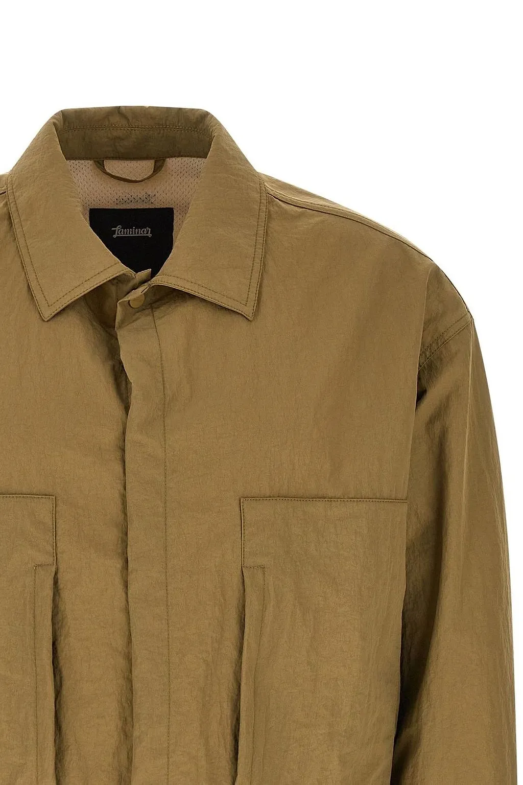 Laminar Crinkled Dobby Shacket Jacket