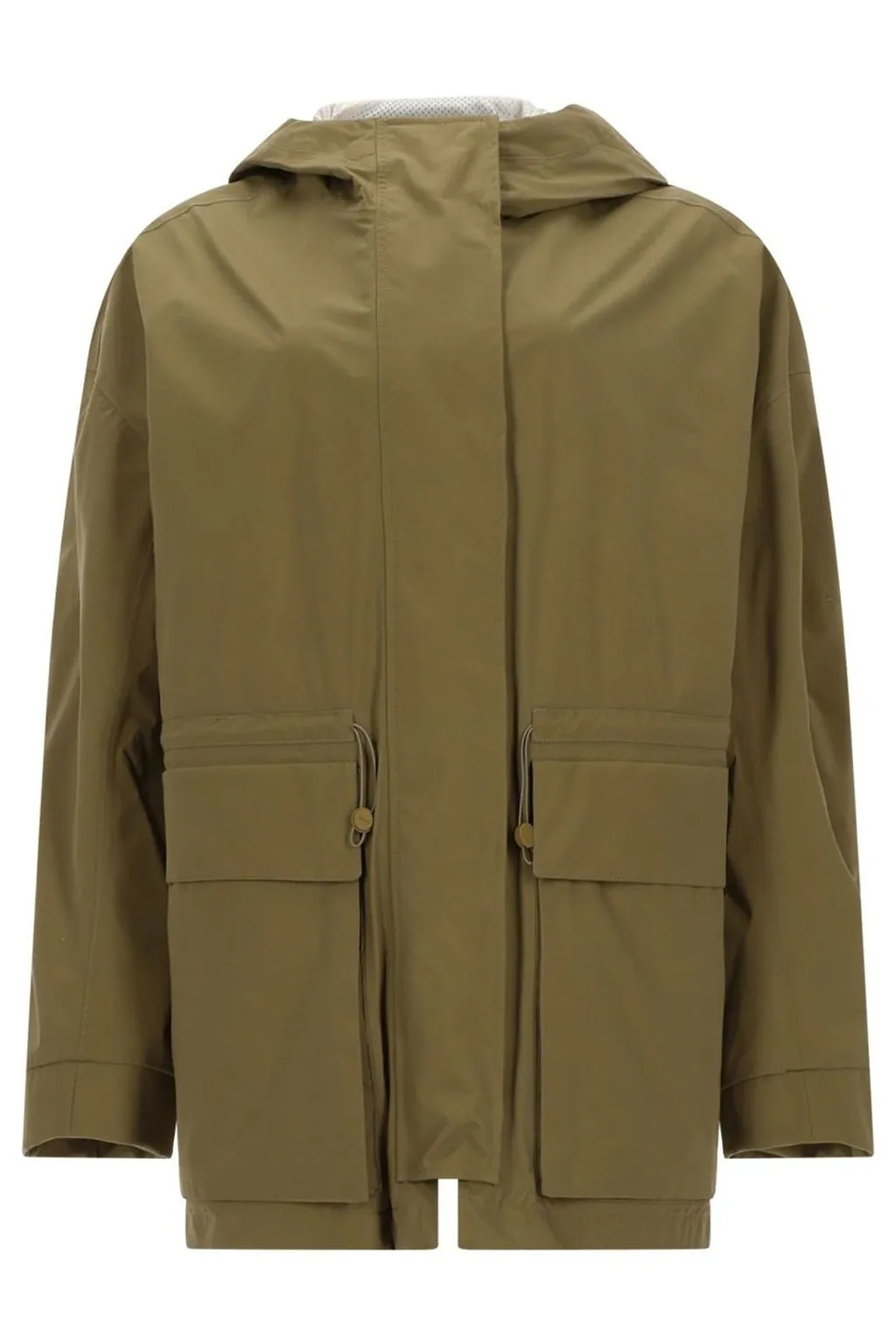 Laminar Drawstring Parka Hooded Jacket