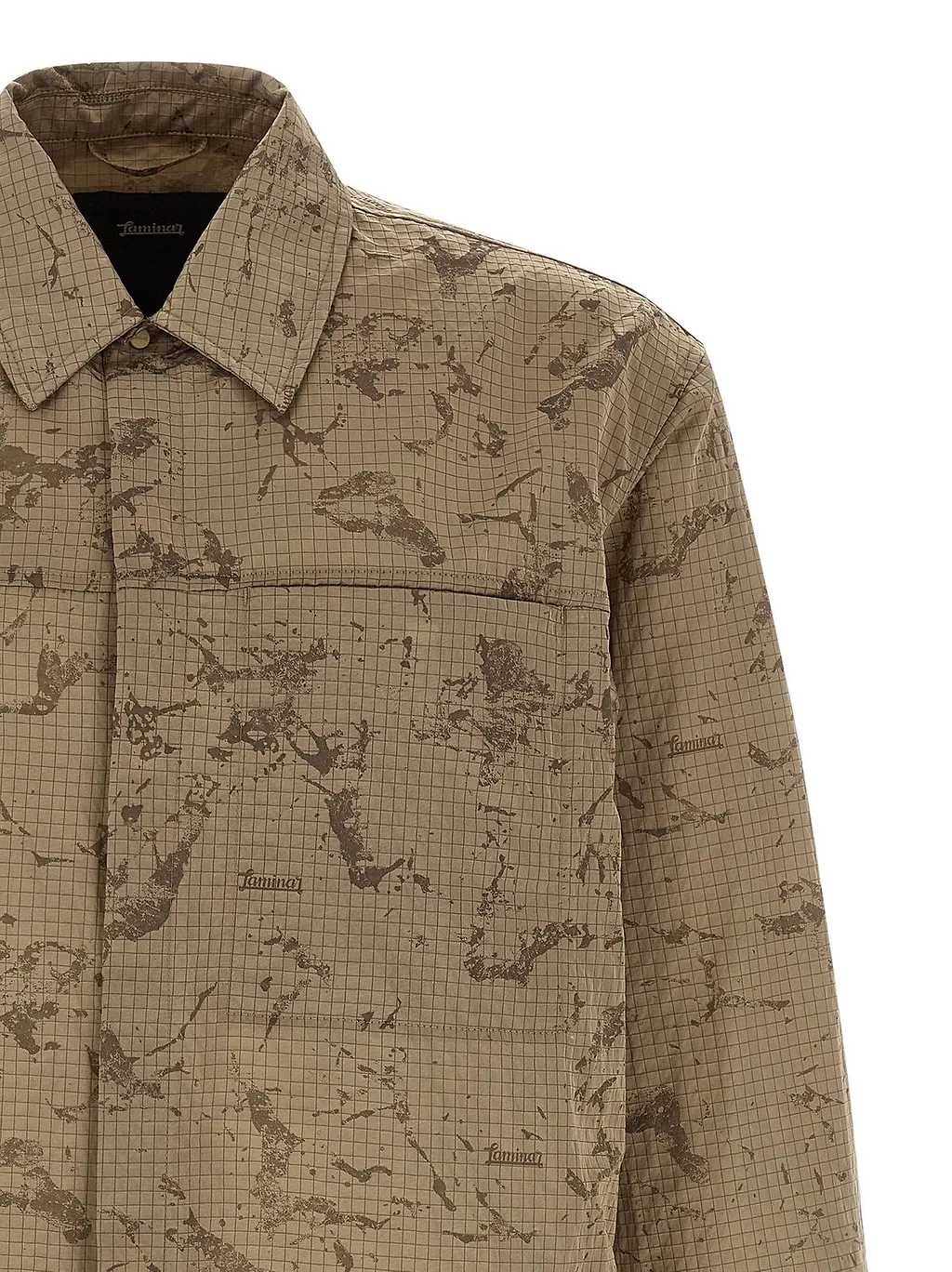 Laminar Ripstop Pattern Overshirt