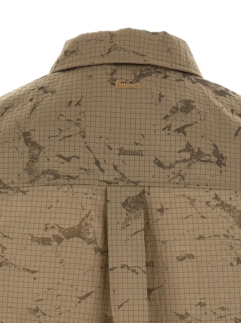 Laminar Ripstop Pattern Overshirt