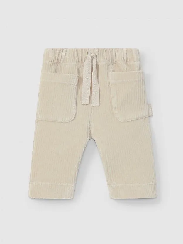 Laranjinha Corduroy Elastic-Waist Pants