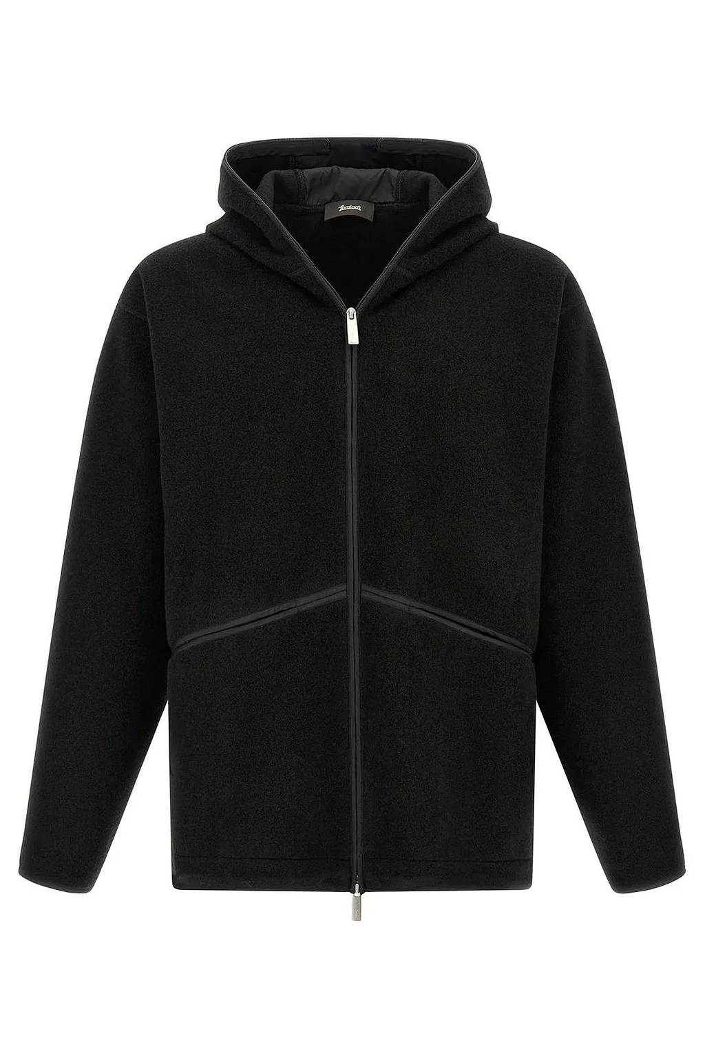 Laminar Textured Zip Hooded Jacket