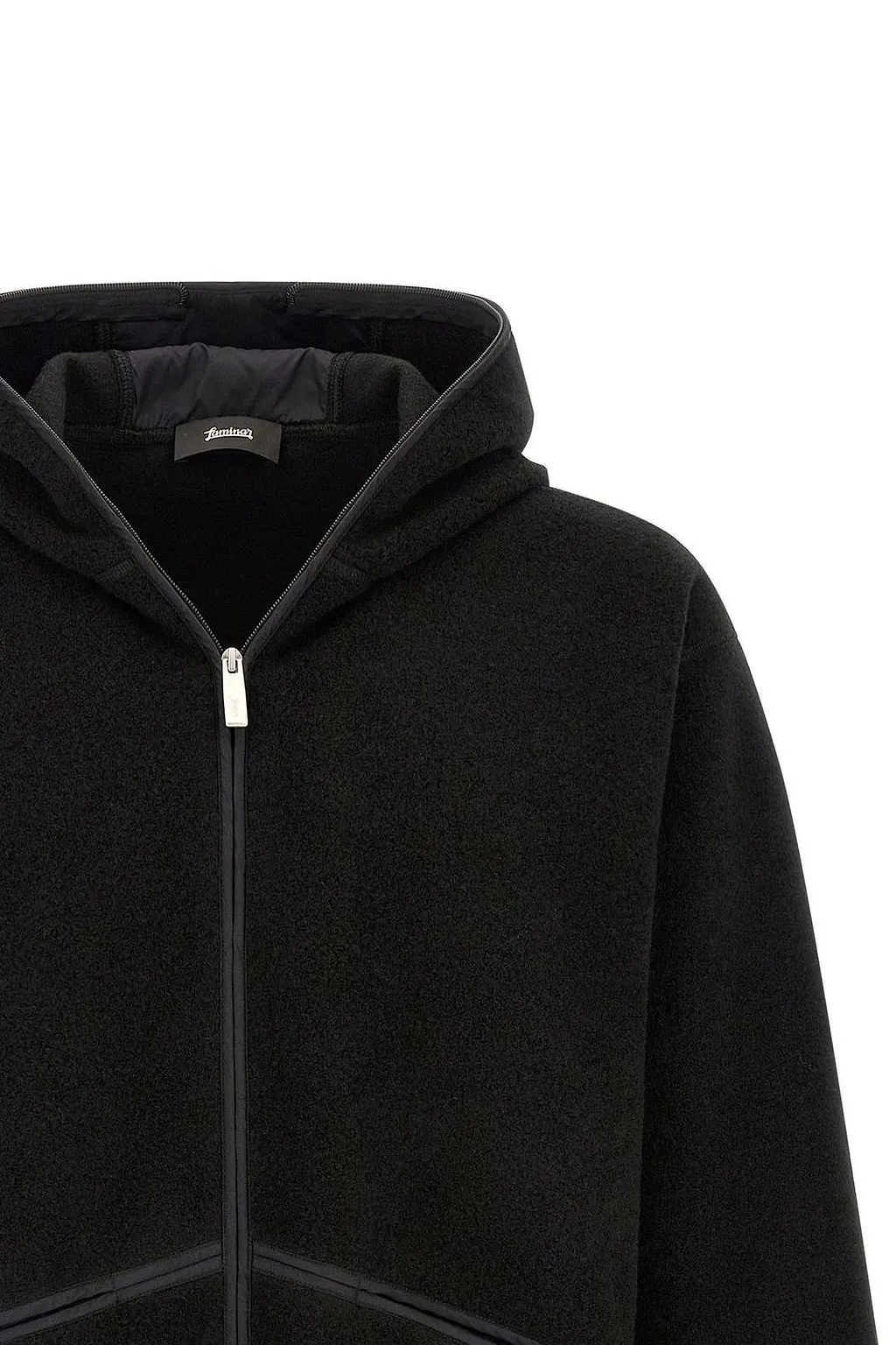 Laminar Textured Zip Hooded Jacket