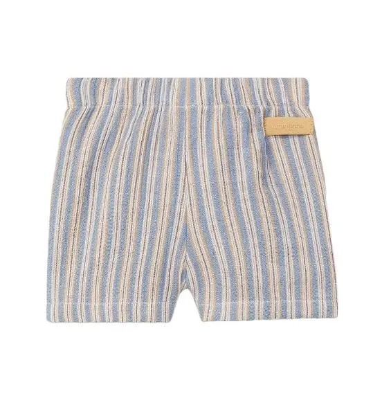 Laranjinha Striped Drawstring Shorts