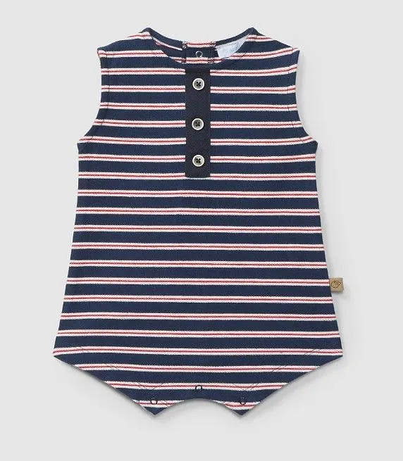 Laranjinha Striped Sleeveless Tracksuit