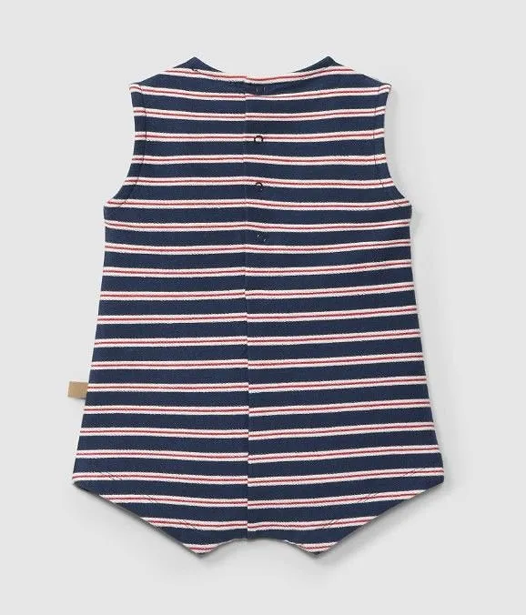 Laranjinha Striped Sleeveless Tracksuit