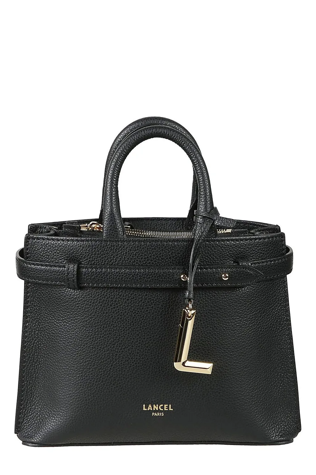 Lancel Logo Printed Top Handle Bag