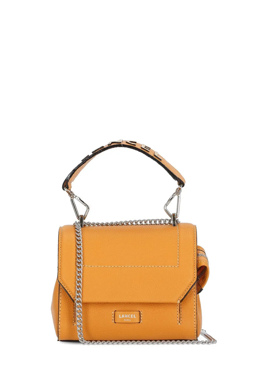 Logo Detailed Chain Linked Top Handle Bag