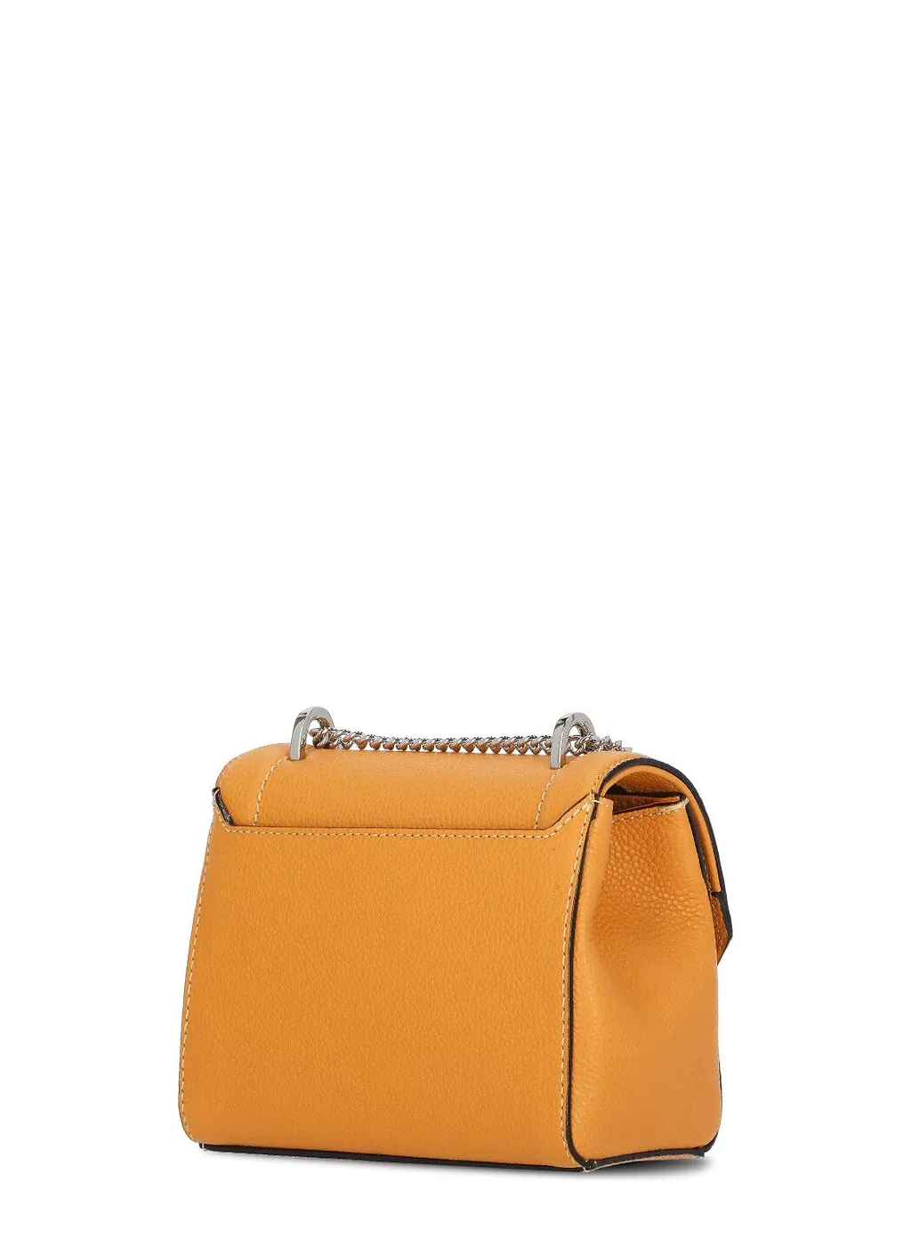 Logo Detailed Chain Linked Top Handle Bag