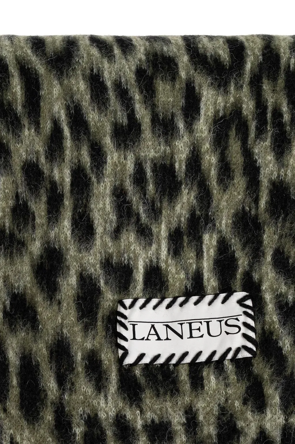 Laneus Animal-Jacquard Scarf