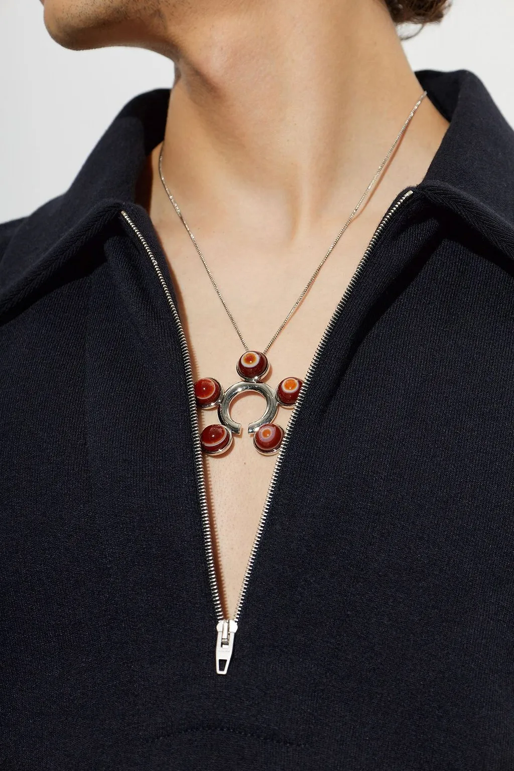 Lemaire Circular Multi-Disc Pendant Necklace