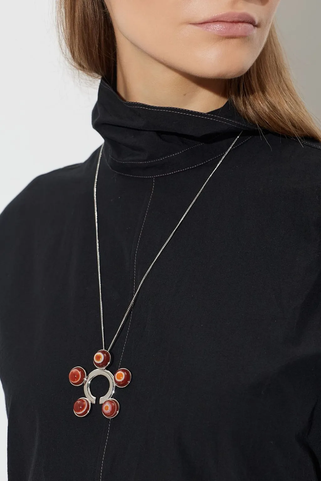 Lemaire Circular Multi-Disc Pendant Necklace