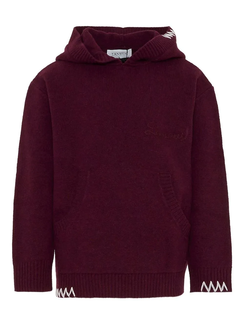 Laneus Long-Sleeved Embroidered Hoodie