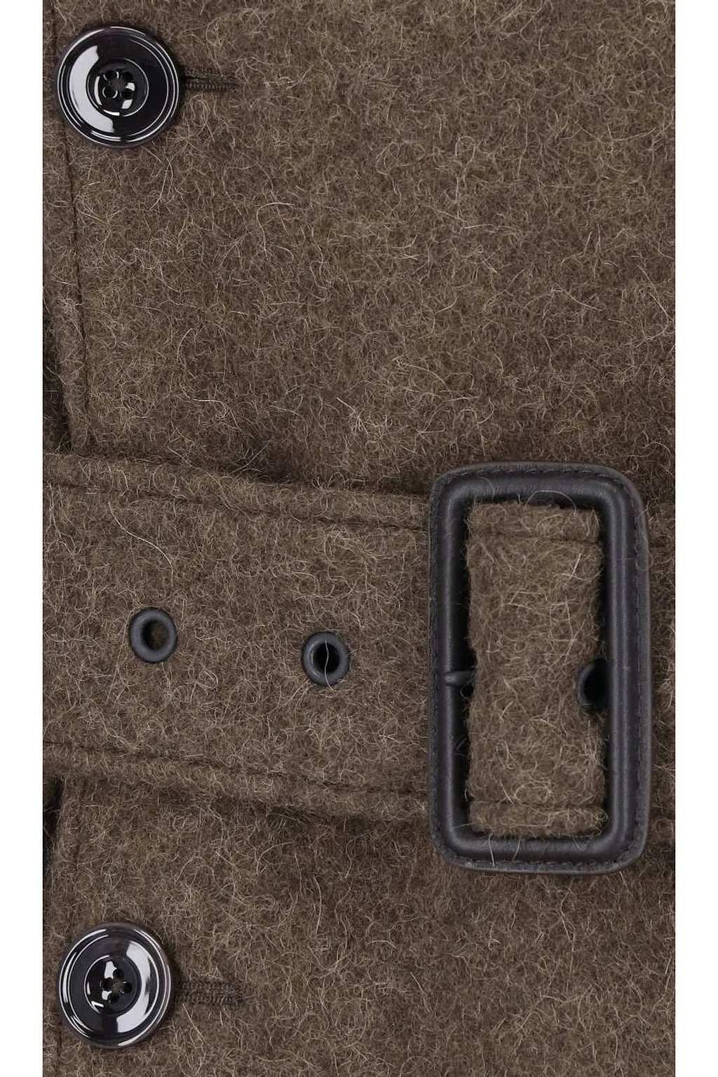 Lemaire Fitted Double-Breasted Wrap Coat