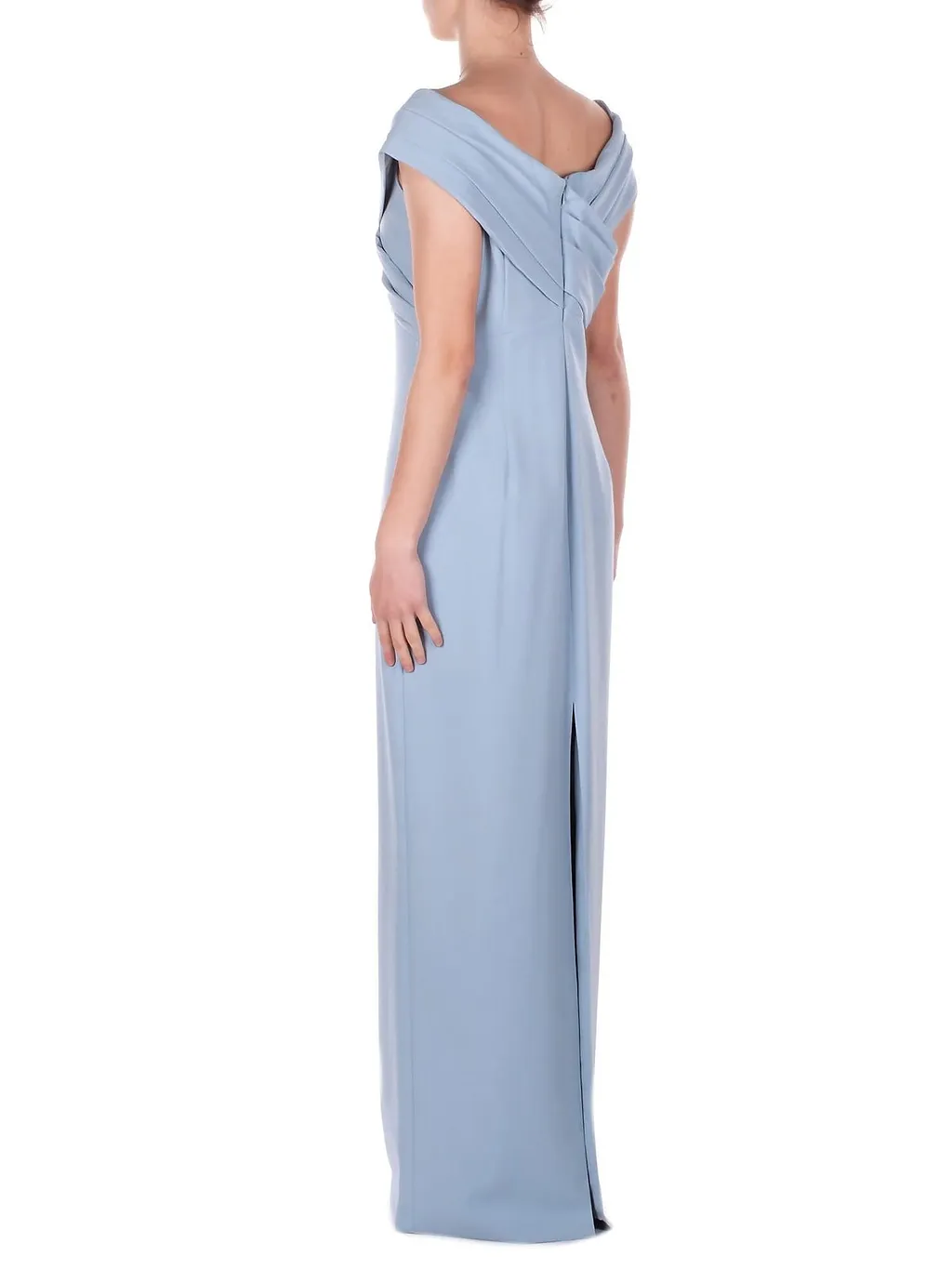 Lauren Ralph Lauren Crepe Off-The-Shoulder Gown