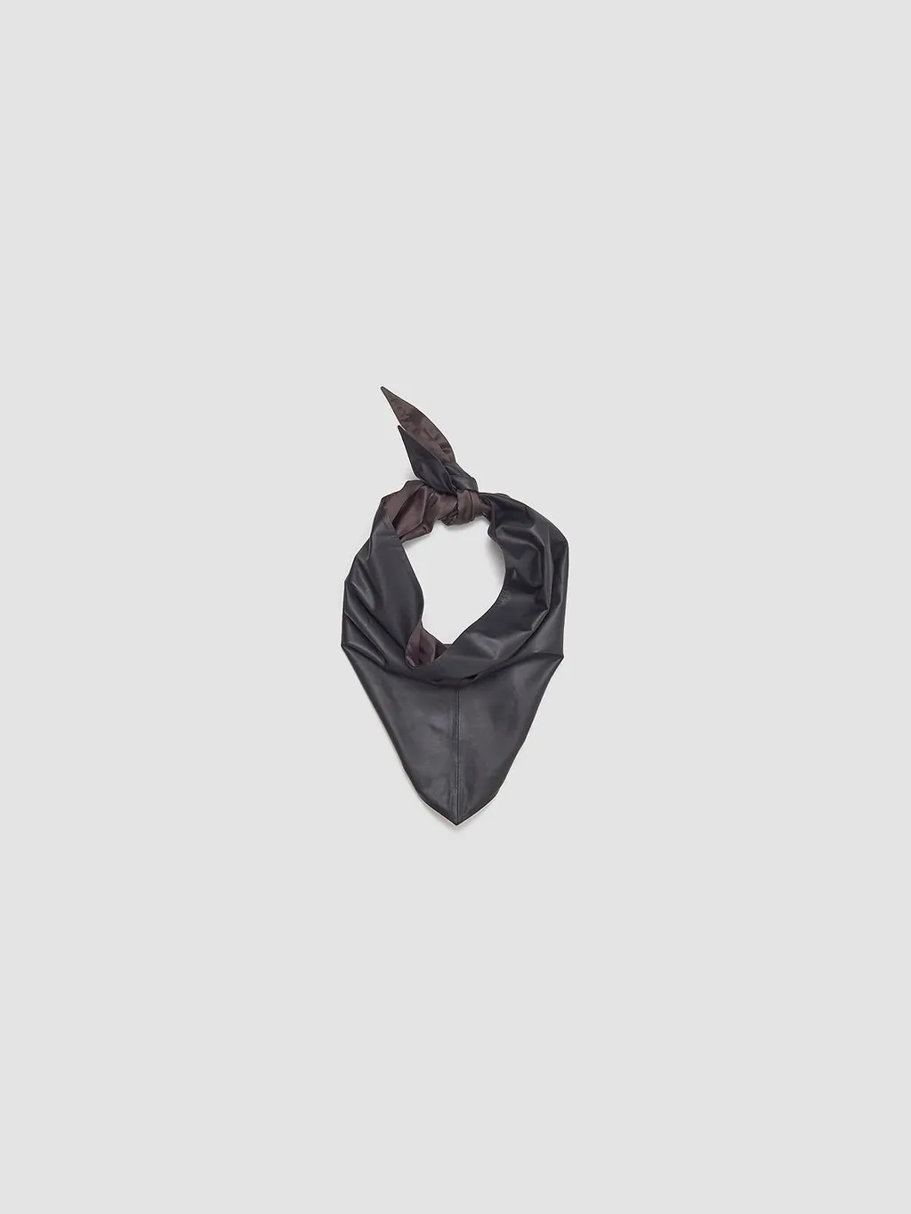 Lemaire Large Leather Triangle Scarf
