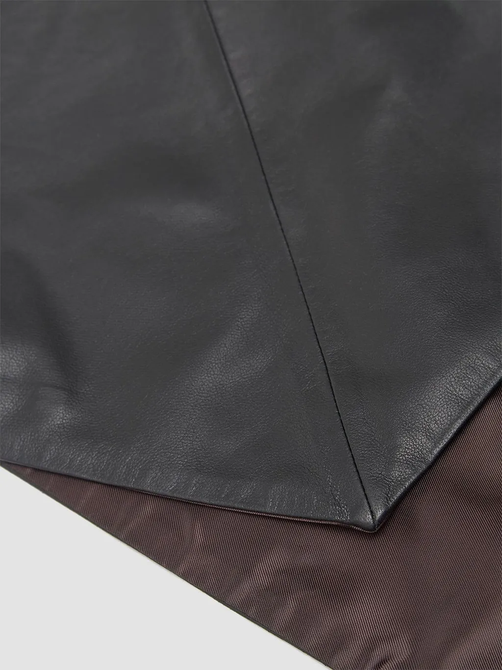 Lemaire Large Leather Triangle Scarf