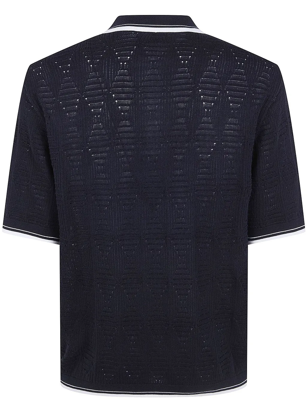 Laneus Short Sleeved Knitted Polo Shirt