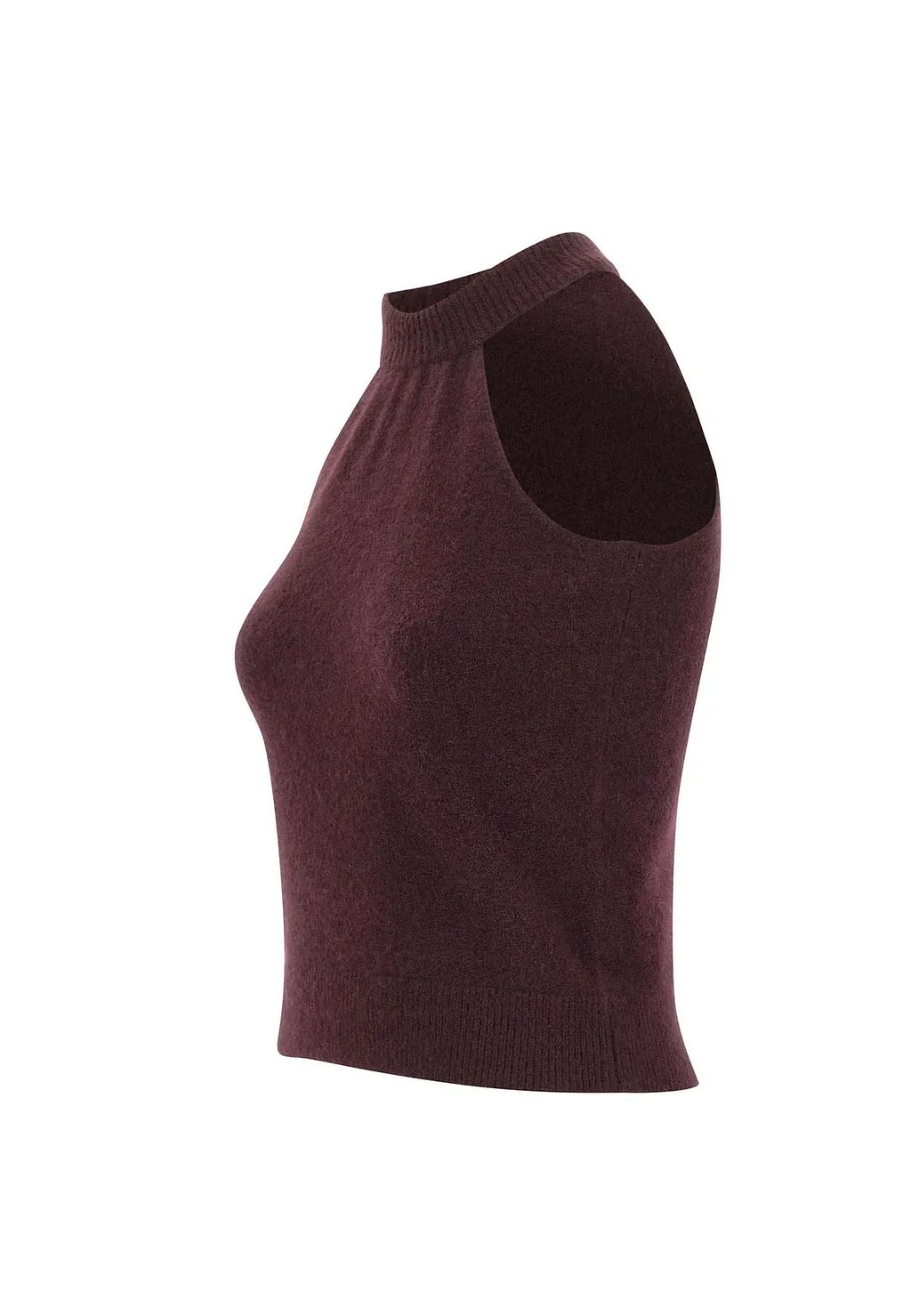 Ribbed Sleeveless Knit Top