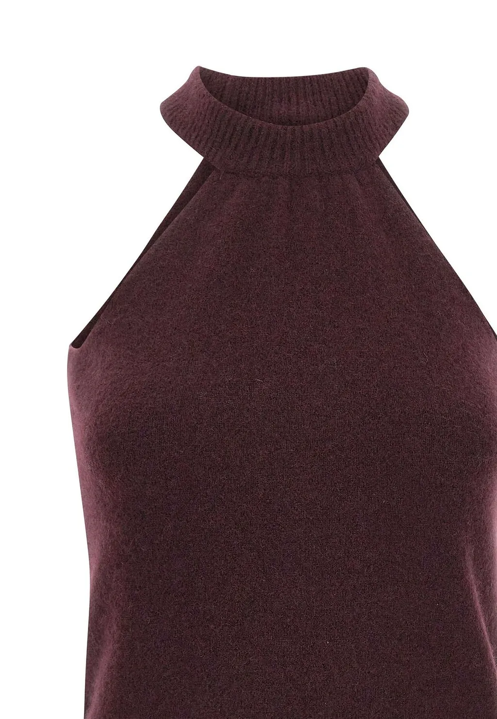 Ribbed Sleeveless Knit Top