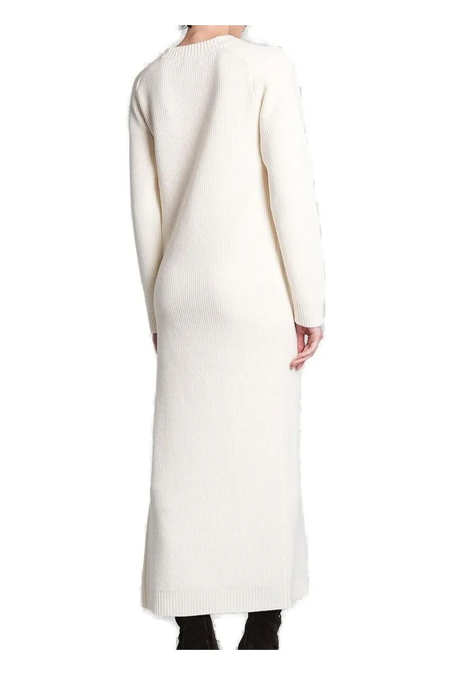 Slit Knit Dress