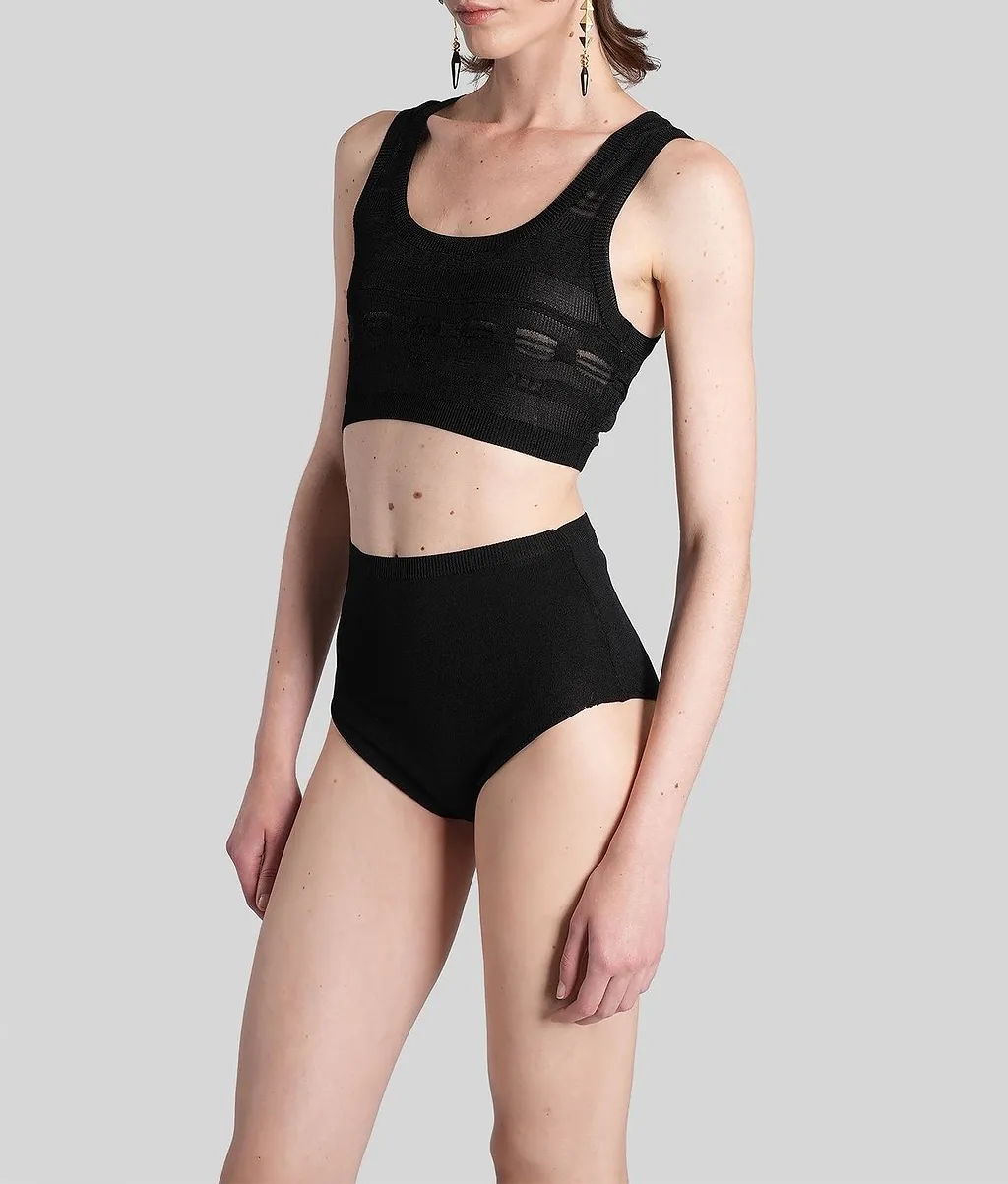 Laneus Sleeveless Knitted Tank Top