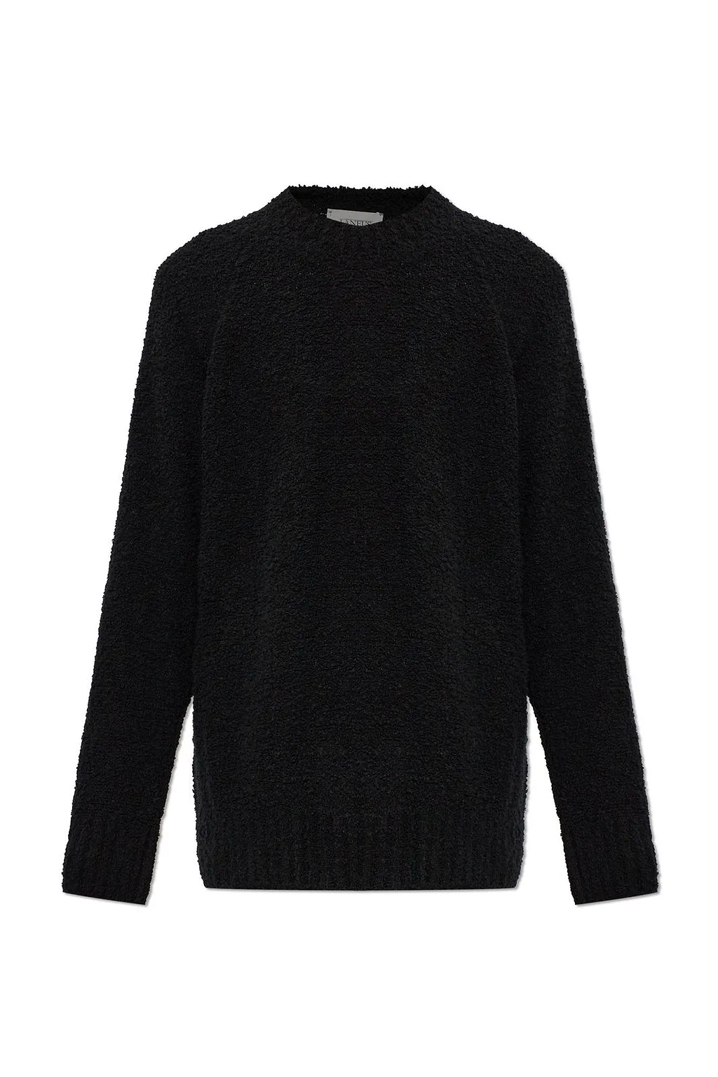 Laneus Textured Crew-Neck Knitted Sweater