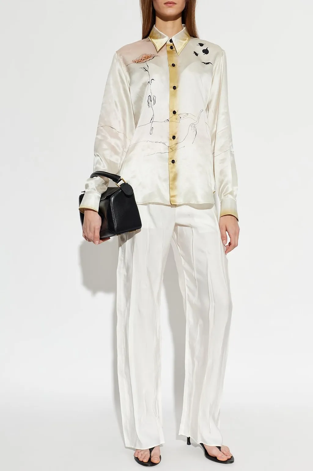 Lemaire Printed Panel Shirt