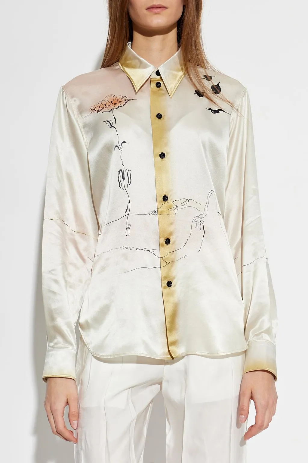Lemaire Printed Panel Shirt
