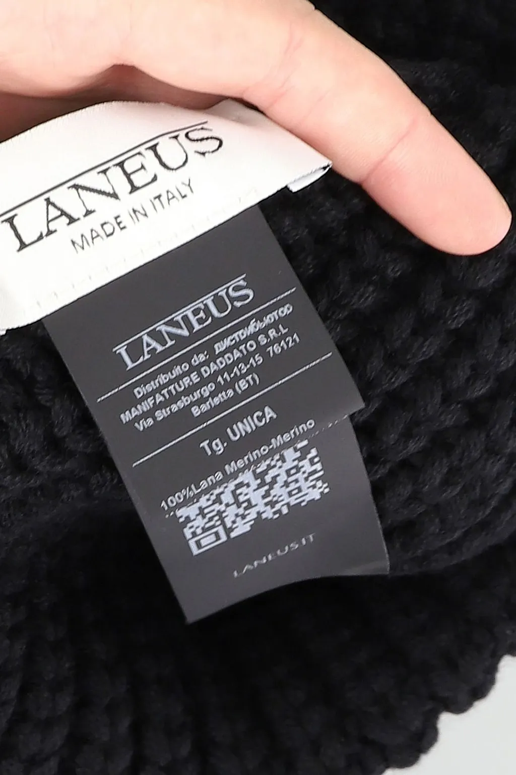 Laneus Wide-Ribbed Beanie