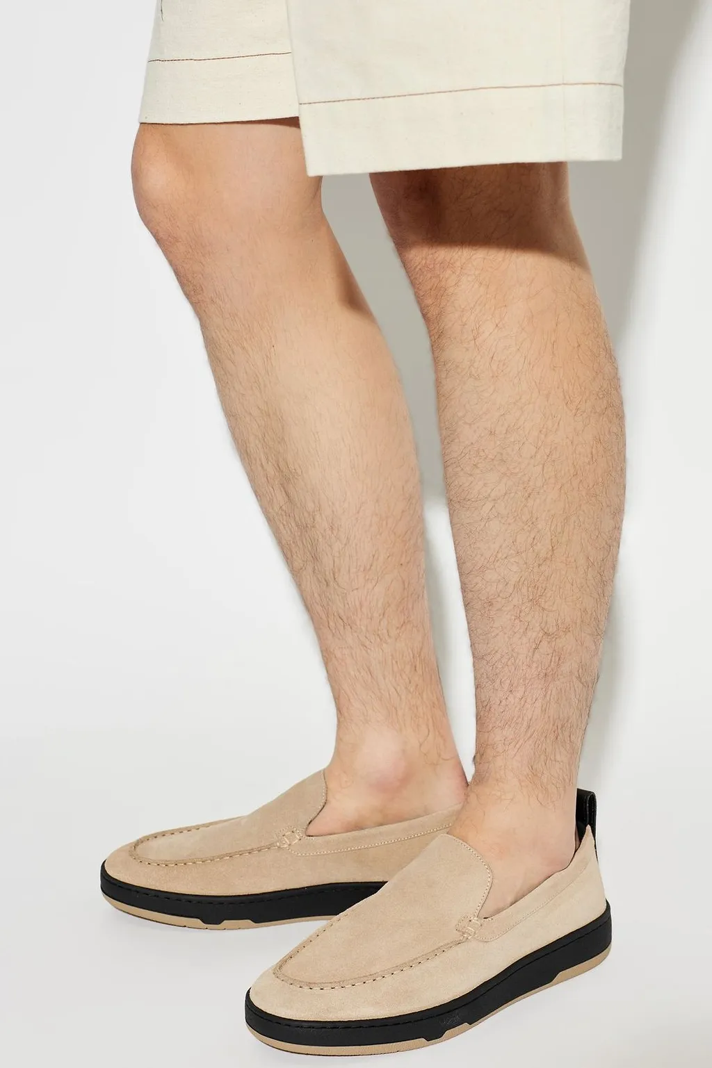 Lanvin Contrast-Sole Loafers